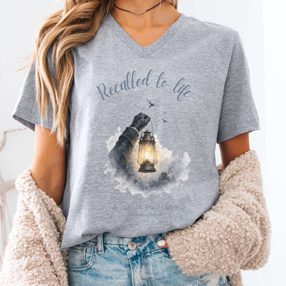 Recalled to Life A Tale of Two Cities Dickens Literary V-Neck