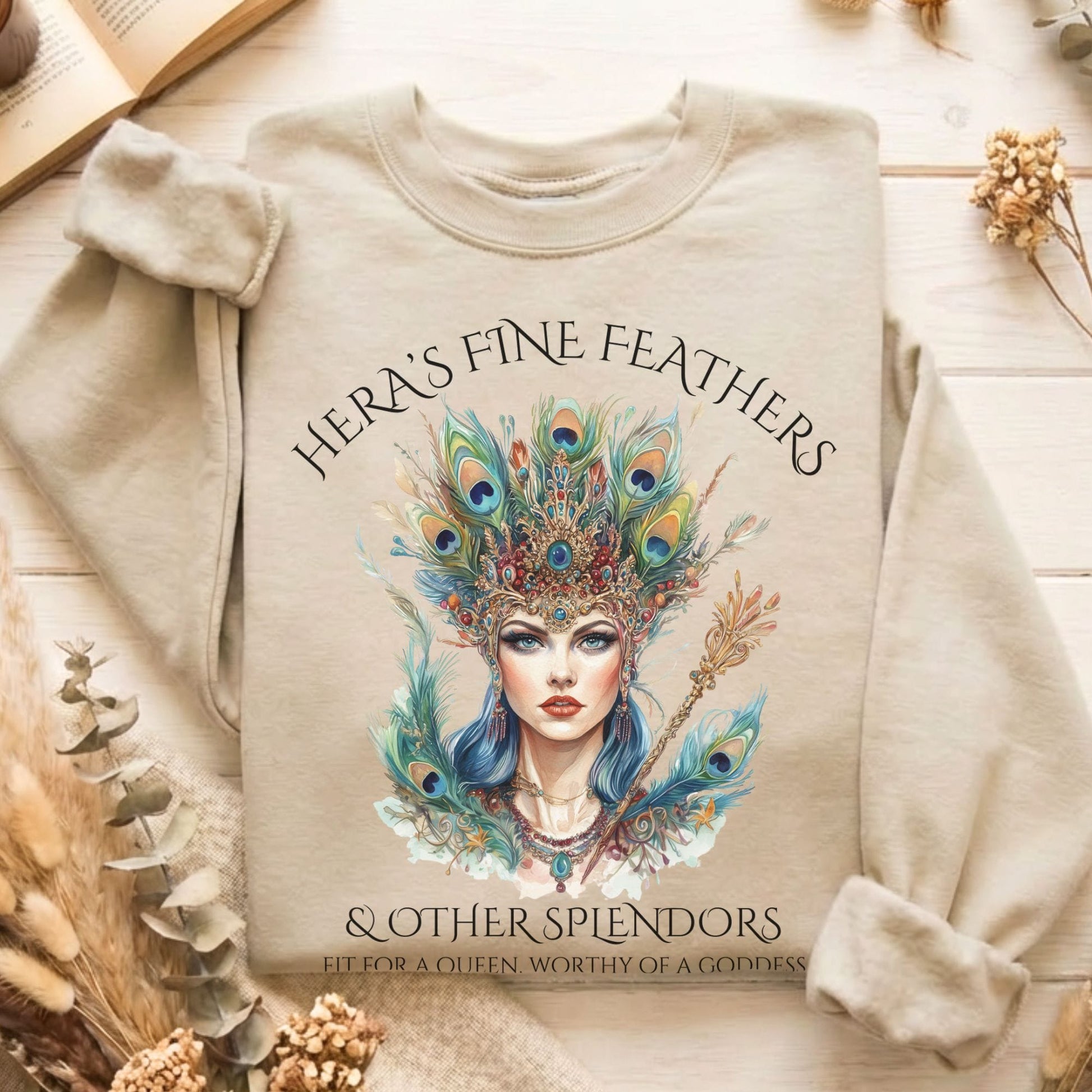 Sweatshirt Sand / S Design 103 Sweatshirt The Mystic Eden