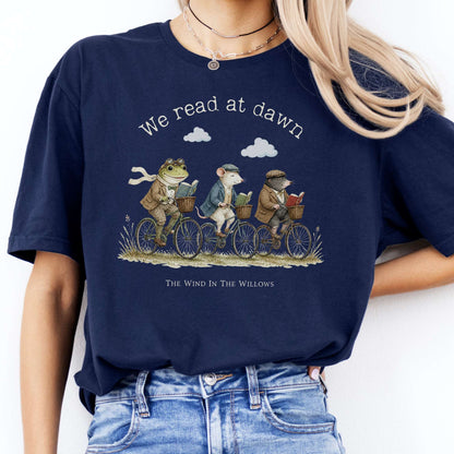 We Read at Dawn The Wind in the Willows Literary T-Shirt