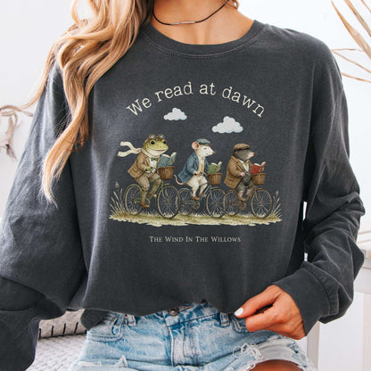 We Read at Dawn The Wind in the Willows Literary Long Sleeve