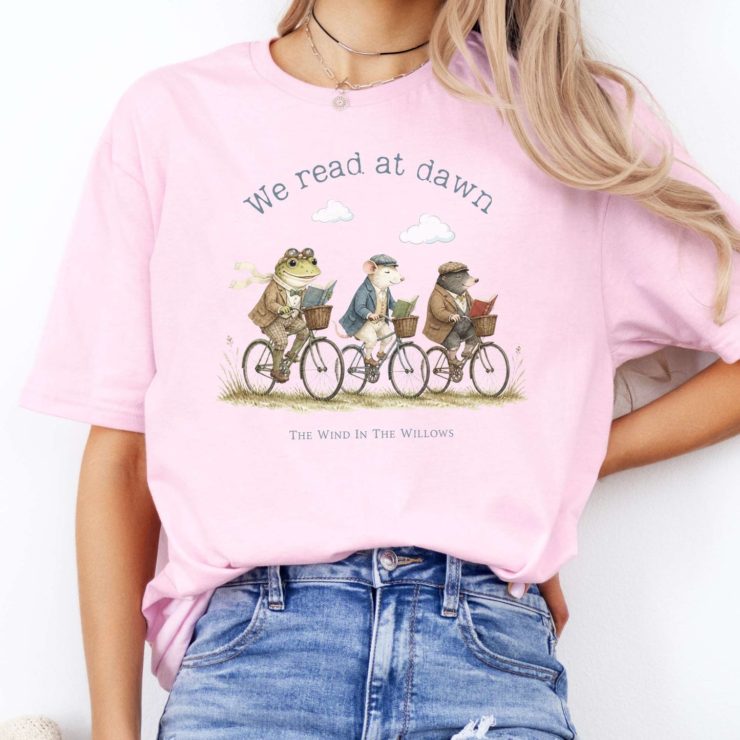 We Read at Dawn The Wind in the Willows Literary T-Shirt