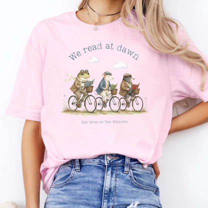 We Read at Dawn The Wind in the Willows Literary T-Shirt