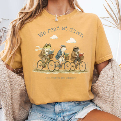 We Read at Dawn The Wind in the Willows Literary T-Shirt