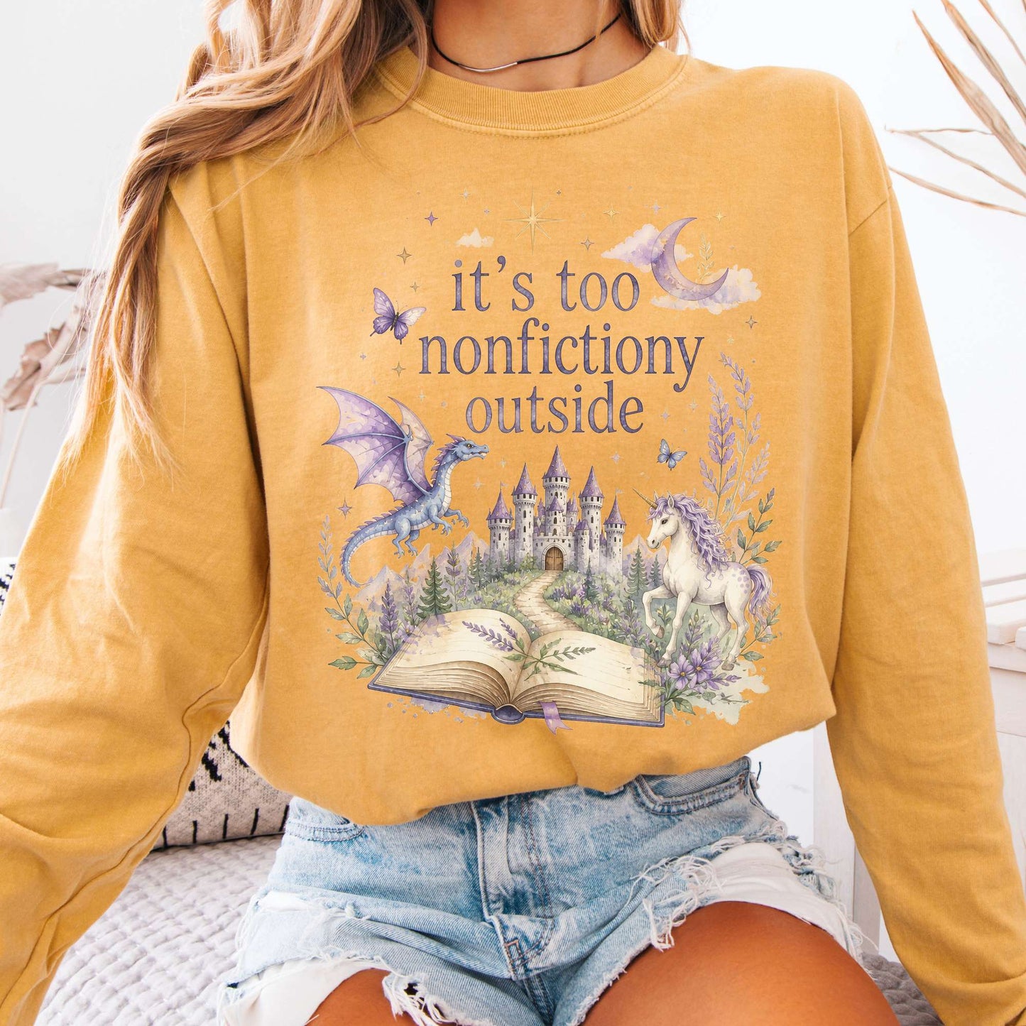 It's Too Nonfictiony Outside Literary Fantasy Long Sleeve