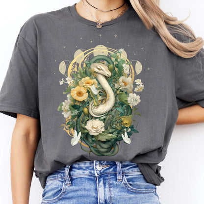 T-Shirt Whimsical Snake T-Shirt The Mystic Eden