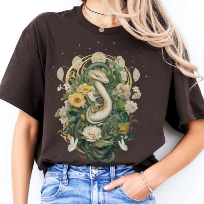T-Shirt Whimsical Snake T-Shirt The Mystic Eden