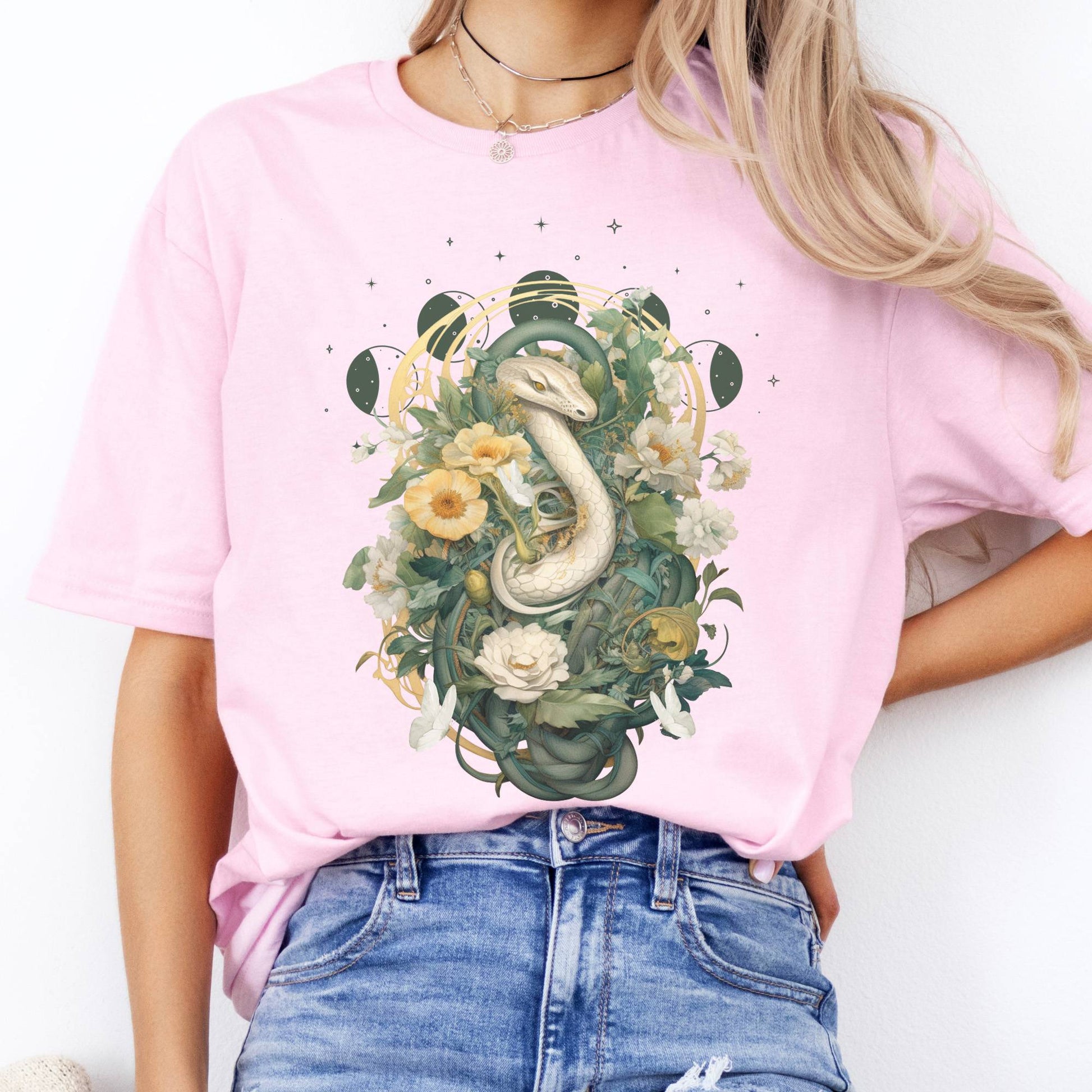T-Shirt Whimsical Snake T-Shirt The Mystic Eden