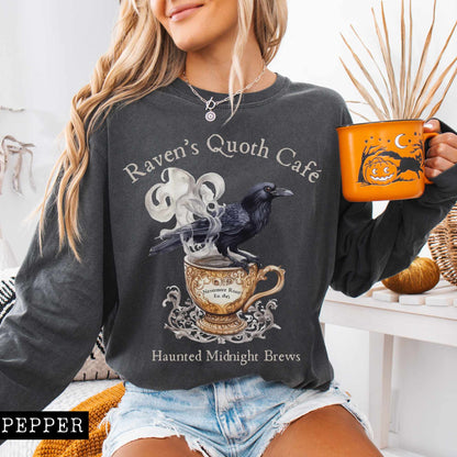 Raven's Quoth Cafe Long Sleeved Shirt