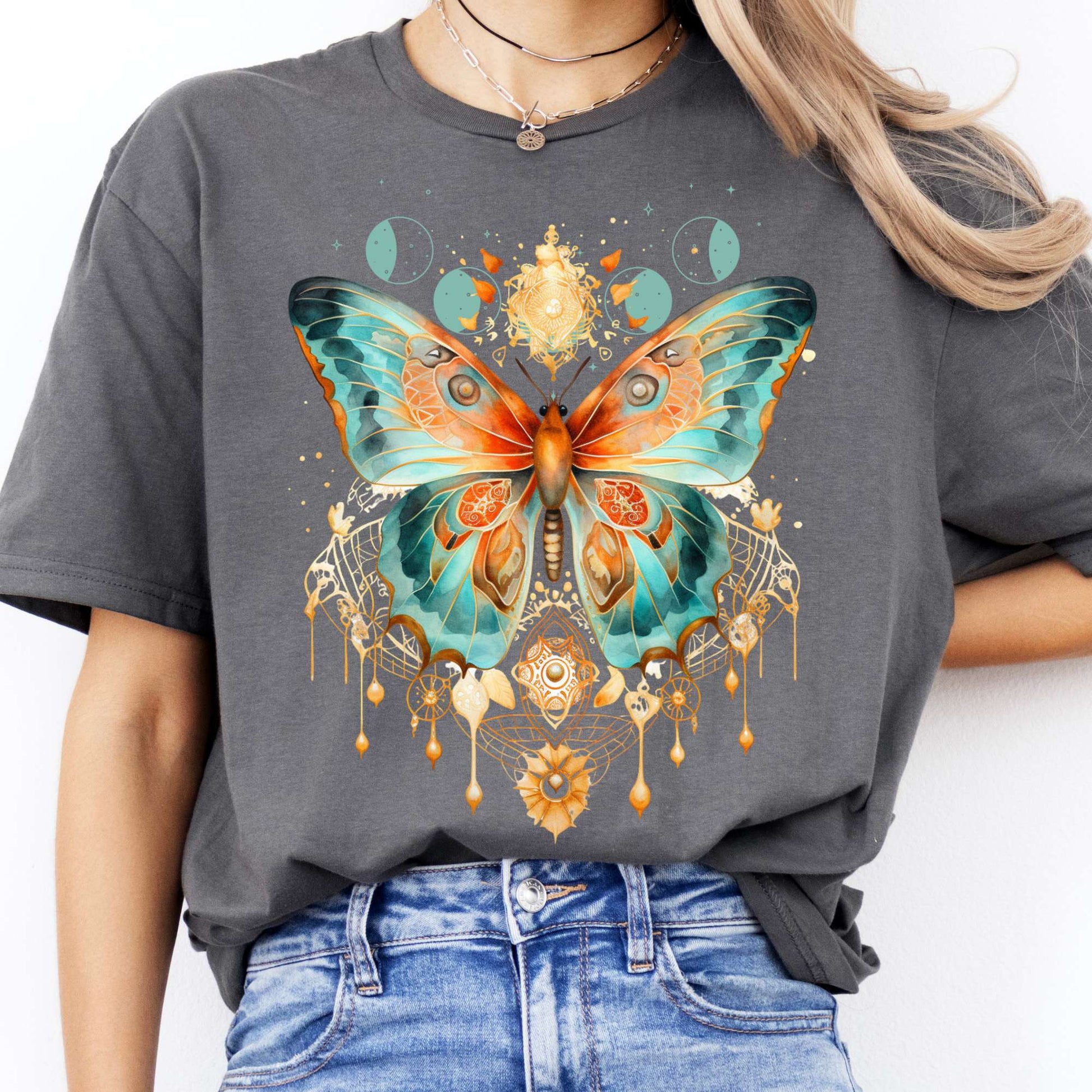 T-Shirt Mystical Butterfly T-Shirt The Mystic Eden
