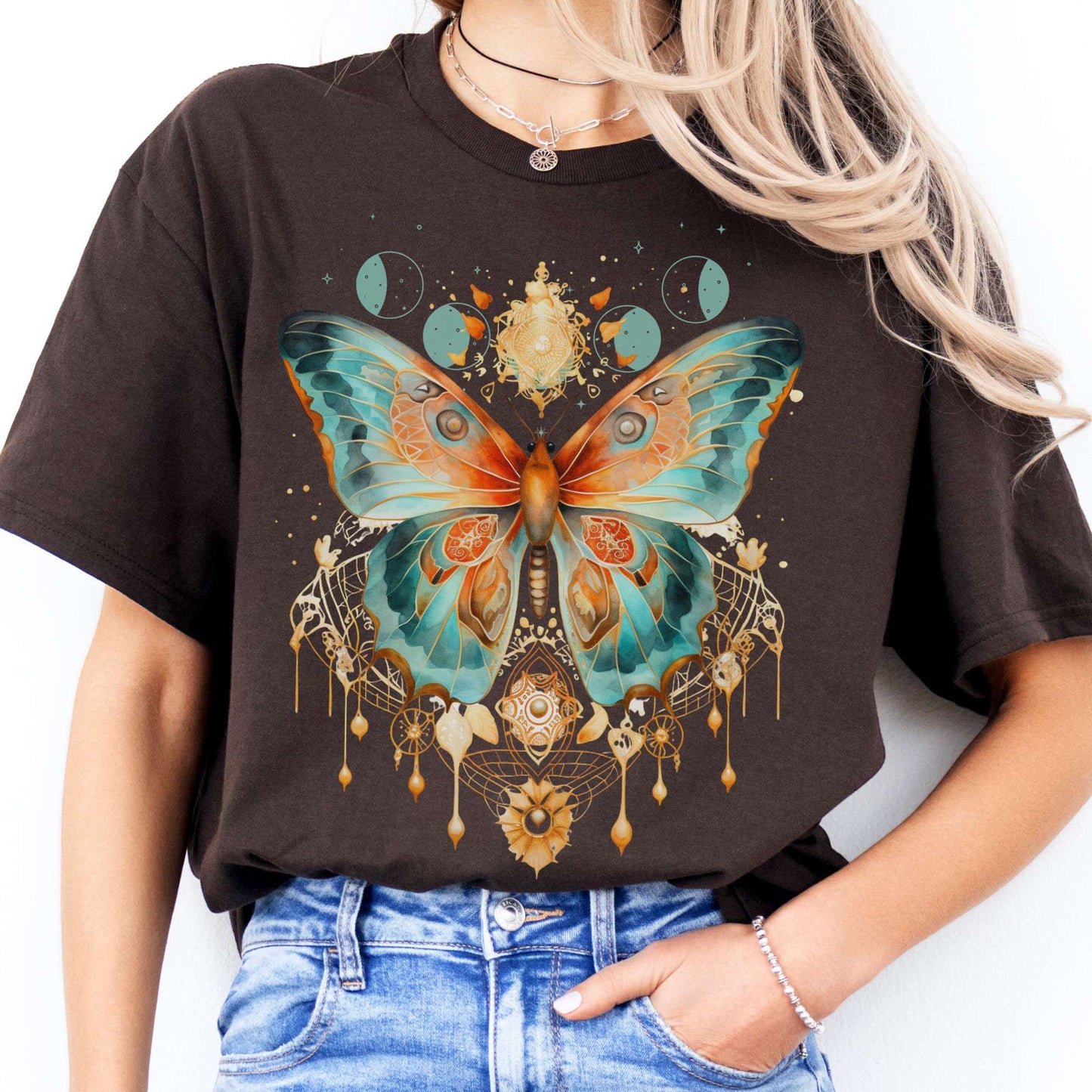 T-Shirt Mystical Butterfly T-Shirt The Mystic Eden