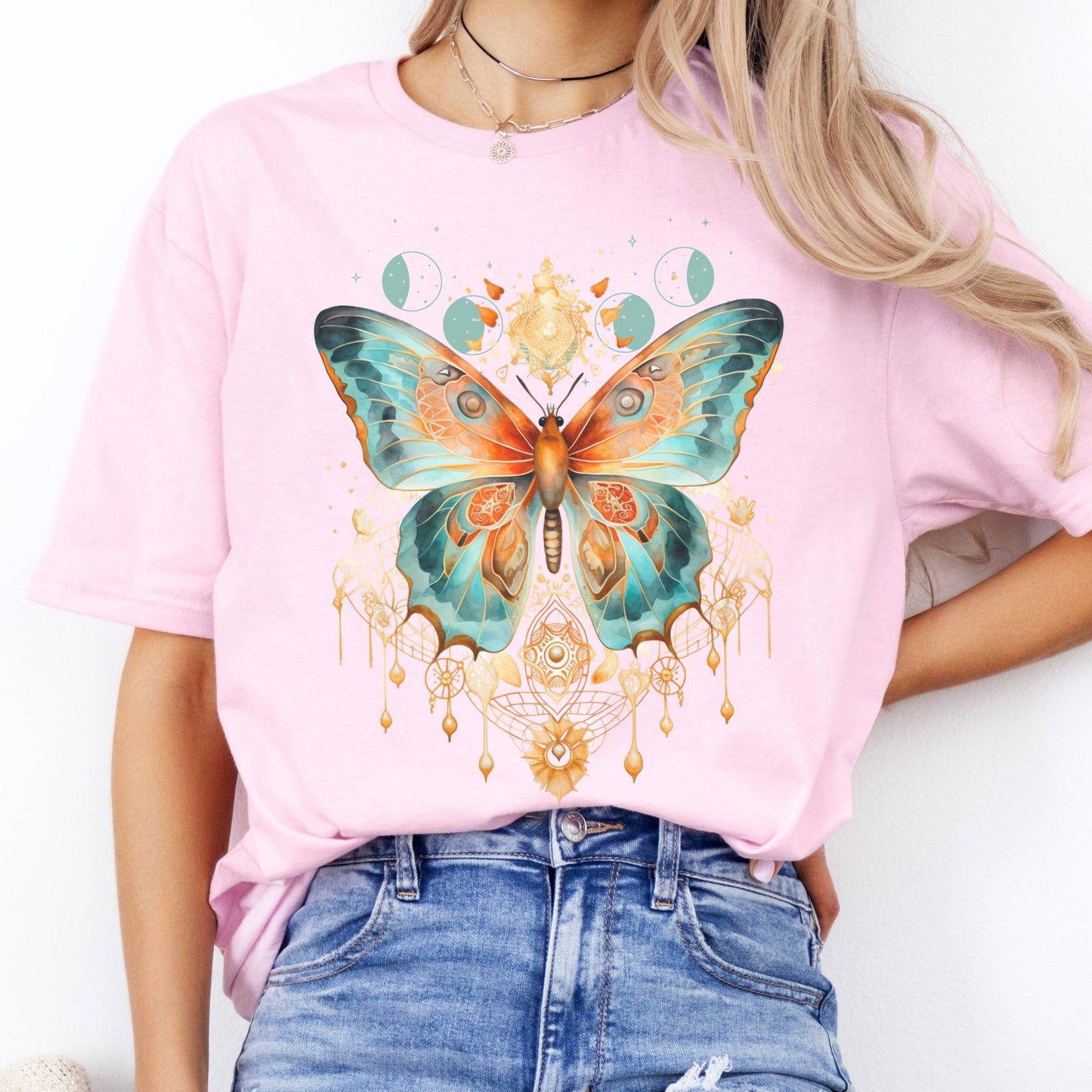 T-Shirt Mystical Butterfly T-Shirt The Mystic Eden