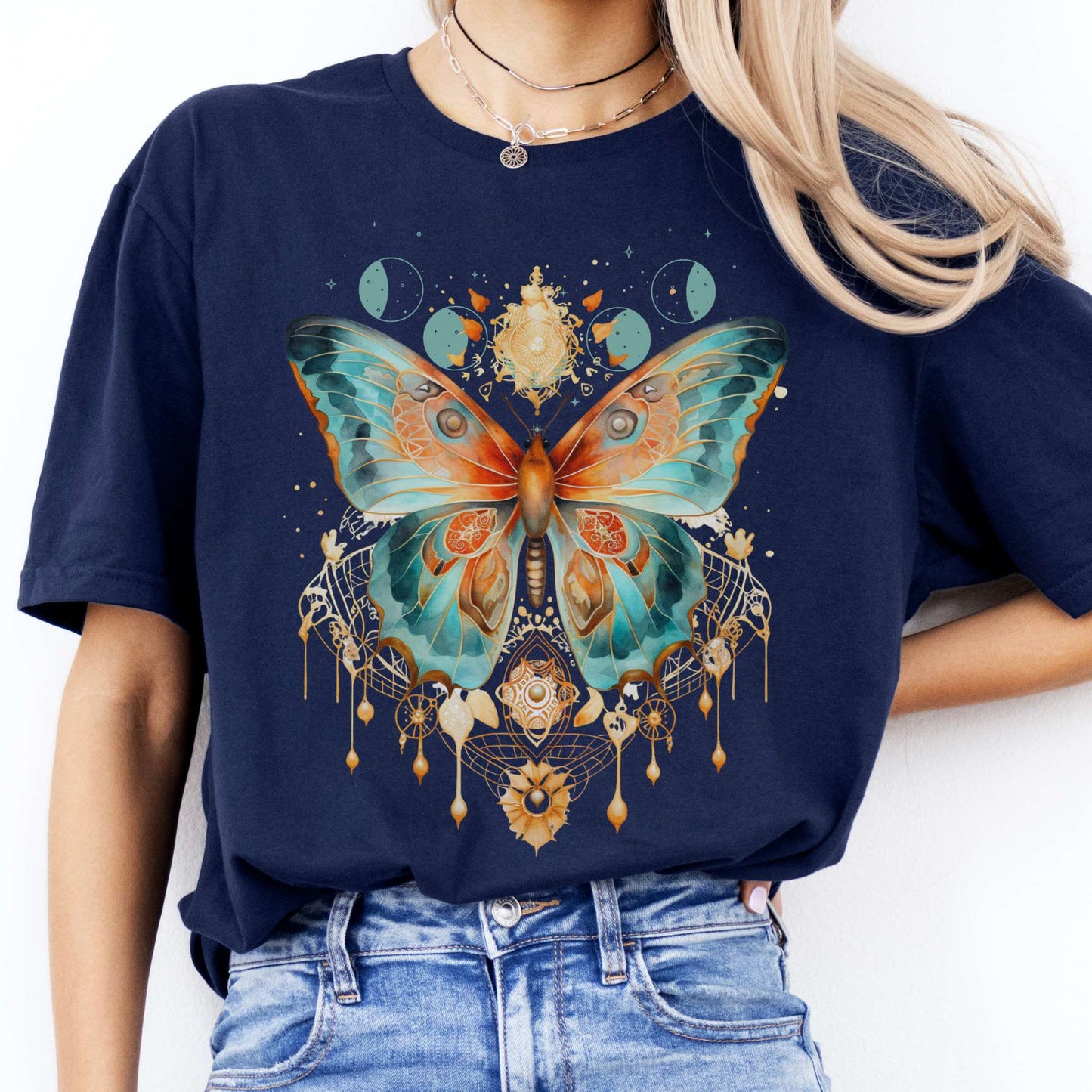 T-Shirt Mystical Butterfly T-Shirt The Mystic Eden