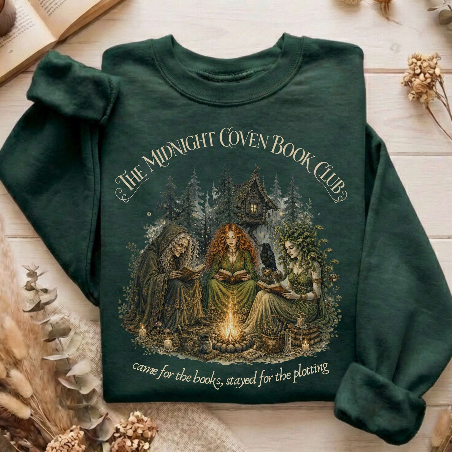The Midnight Coven Book Club Literary Sweatshirt