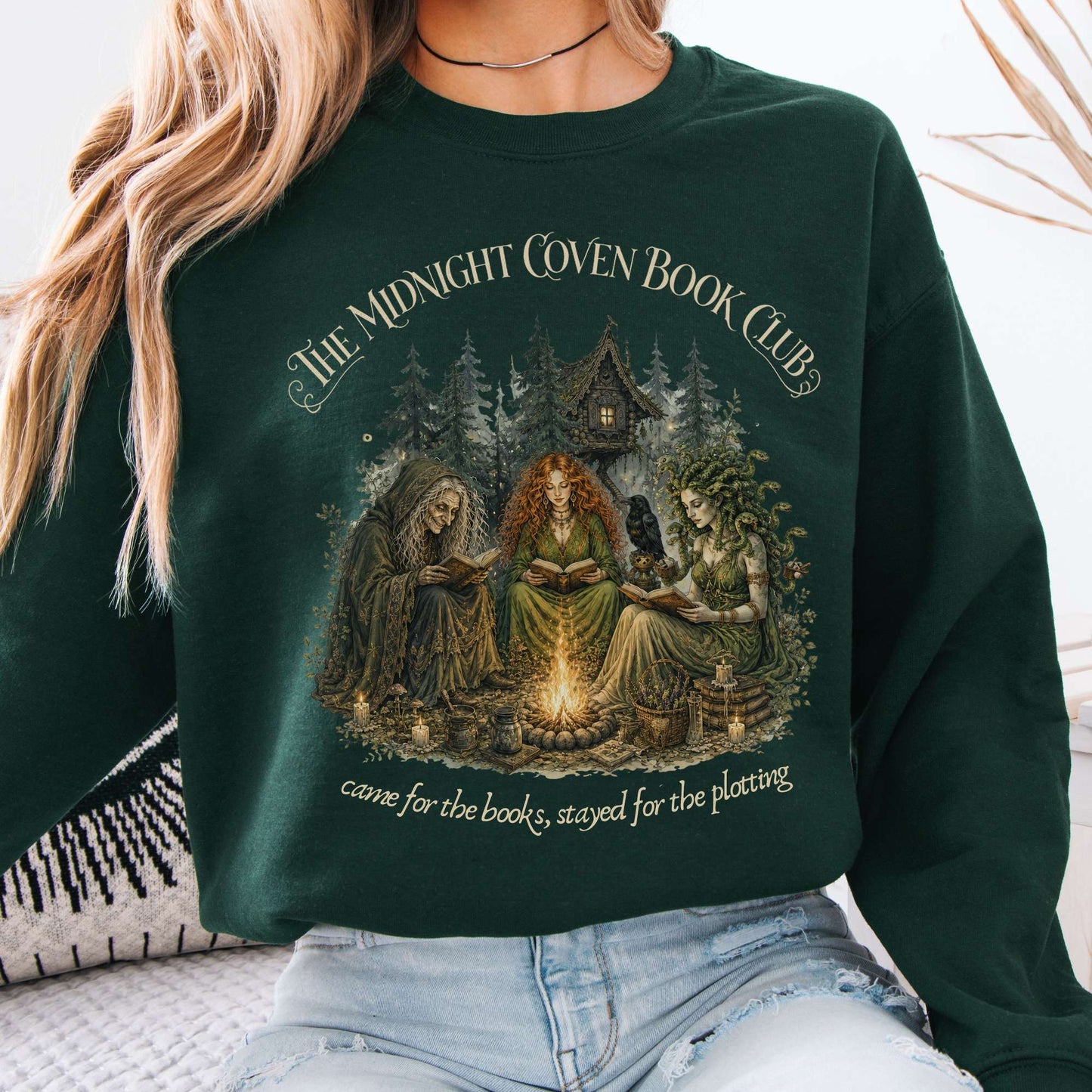 The Midnight Coven Book Club Literary Sweatshirt
