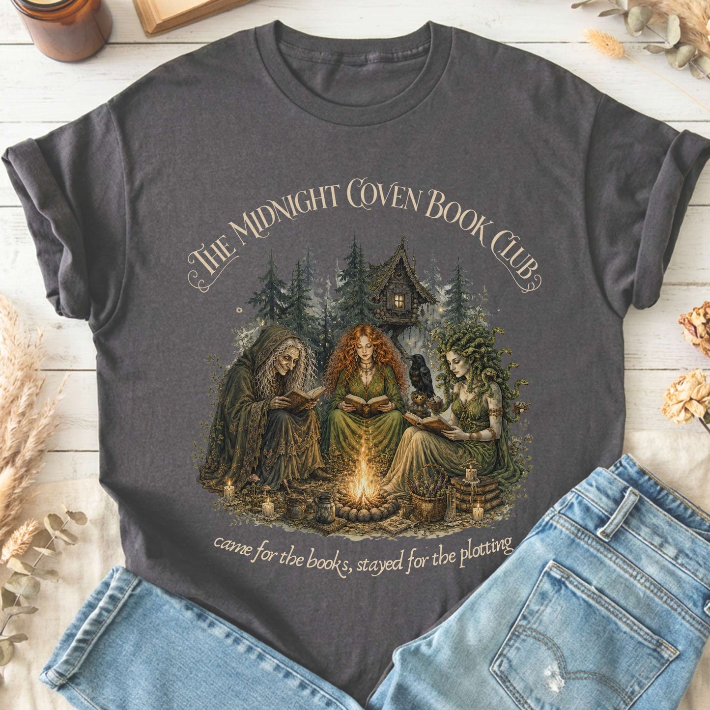 The Midnight Coven Book Club Literary T-Shirt