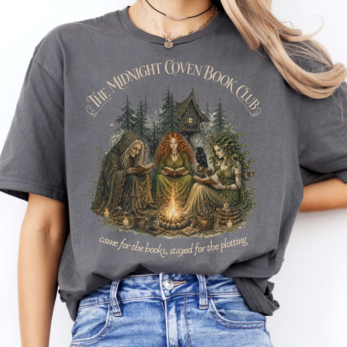 The Midnight Coven Book Club Literary T-Shirt
