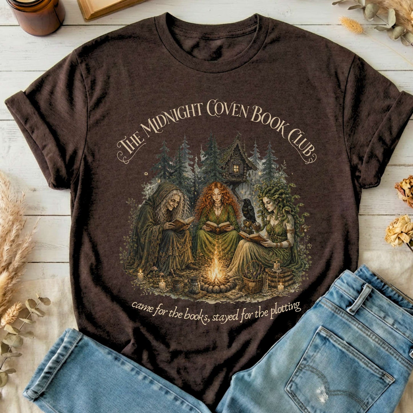 The Midnight Coven Book Club Literary T-Shirt