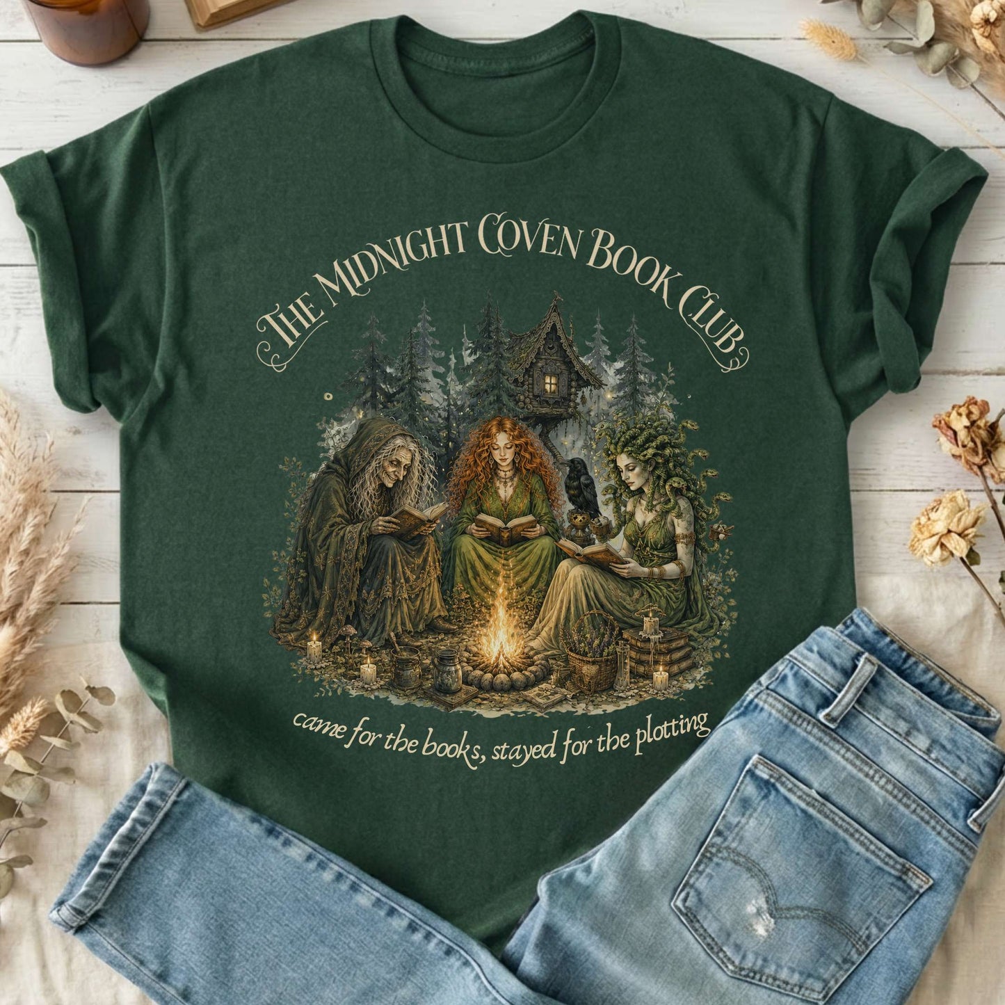 The Midnight Coven Book Club Literary T-Shirt