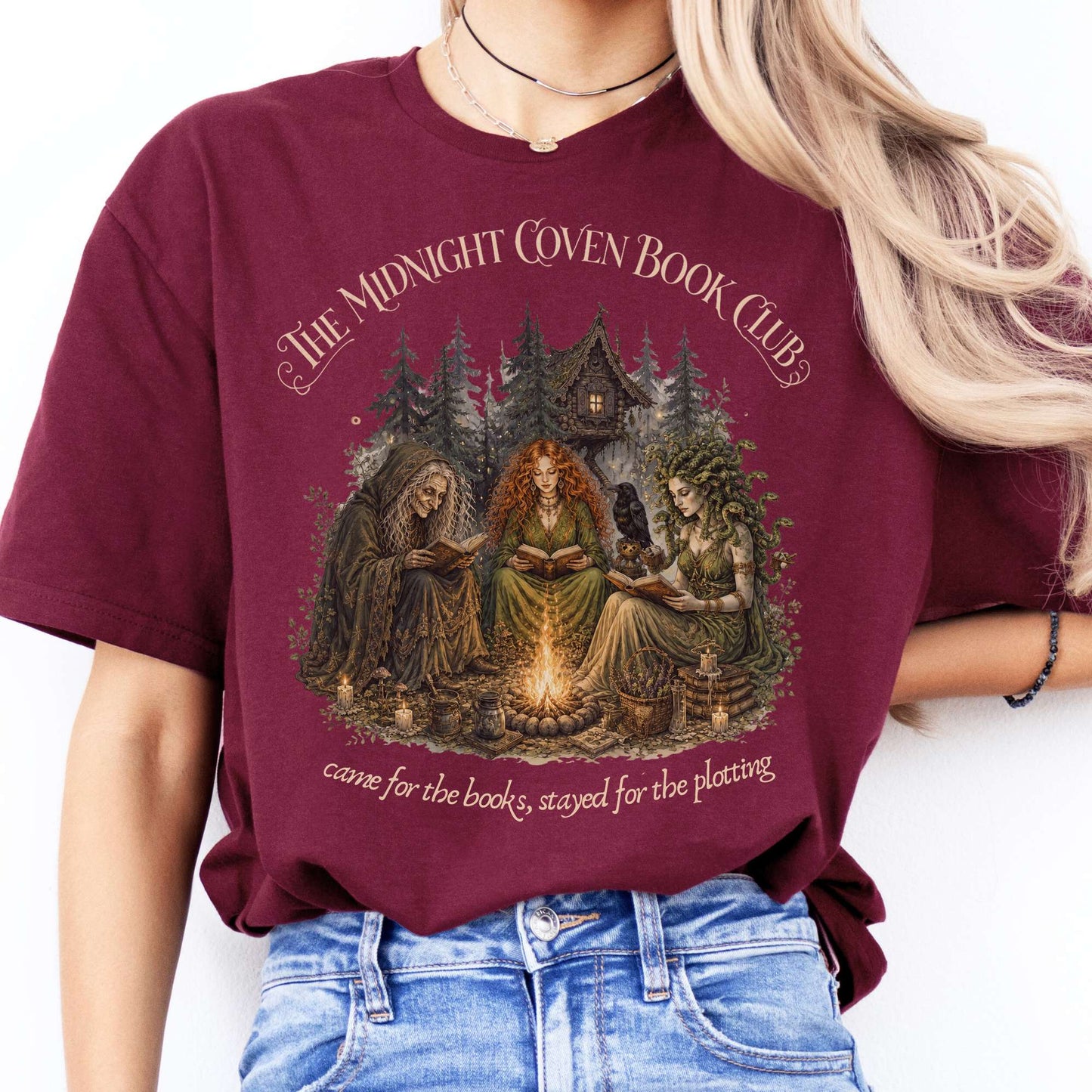 The Midnight Coven Book Club Literary T-Shirt