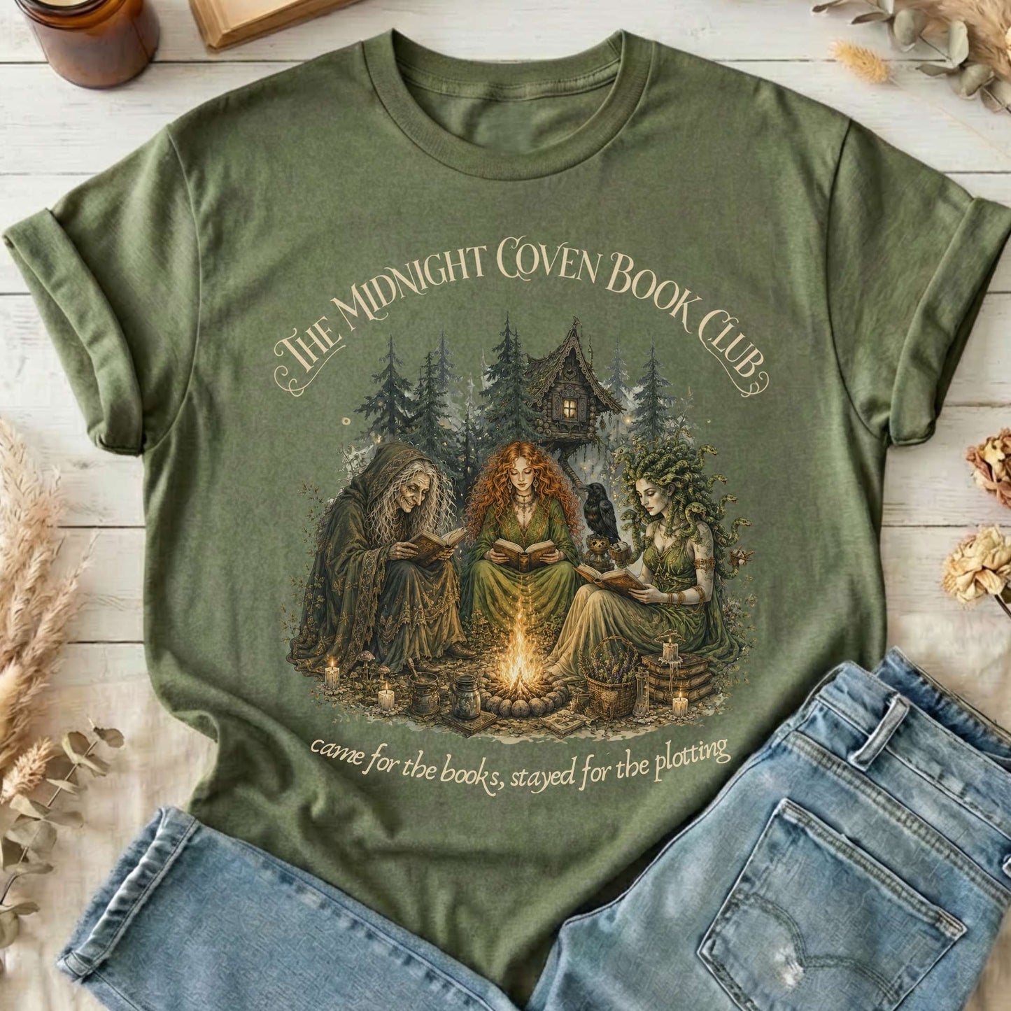 The Midnight Coven Book Club Literary T-Shirt