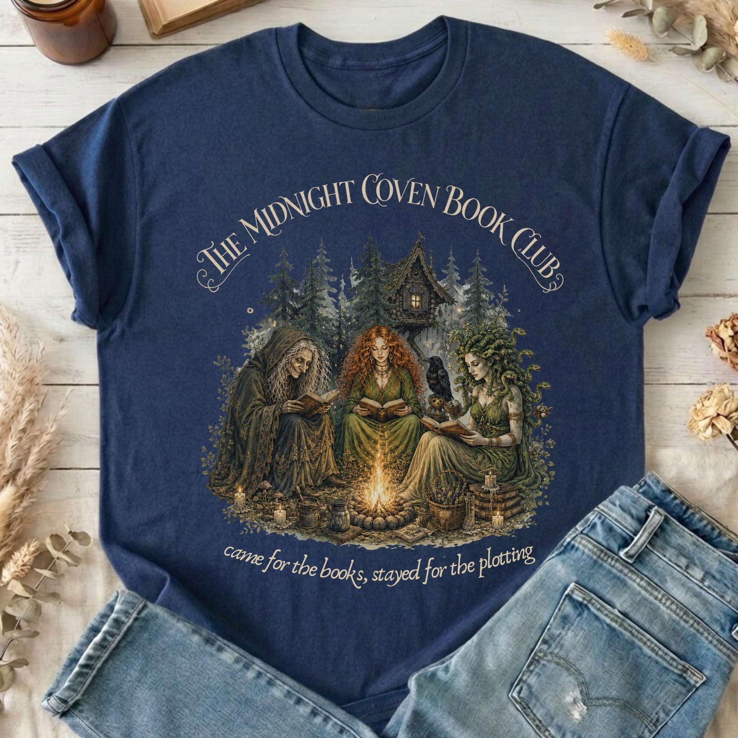 The Midnight Coven Book Club Literary T-Shirt