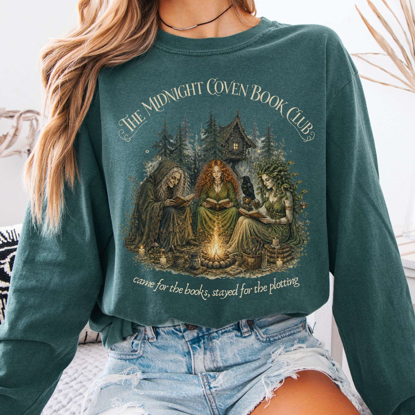 The Midnight Coven Book Club Literary Long Sleeve