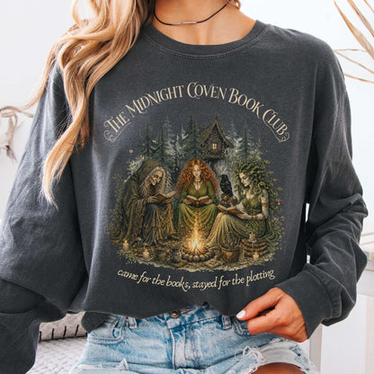 The Midnight Coven Book Club Literary Long Sleeve