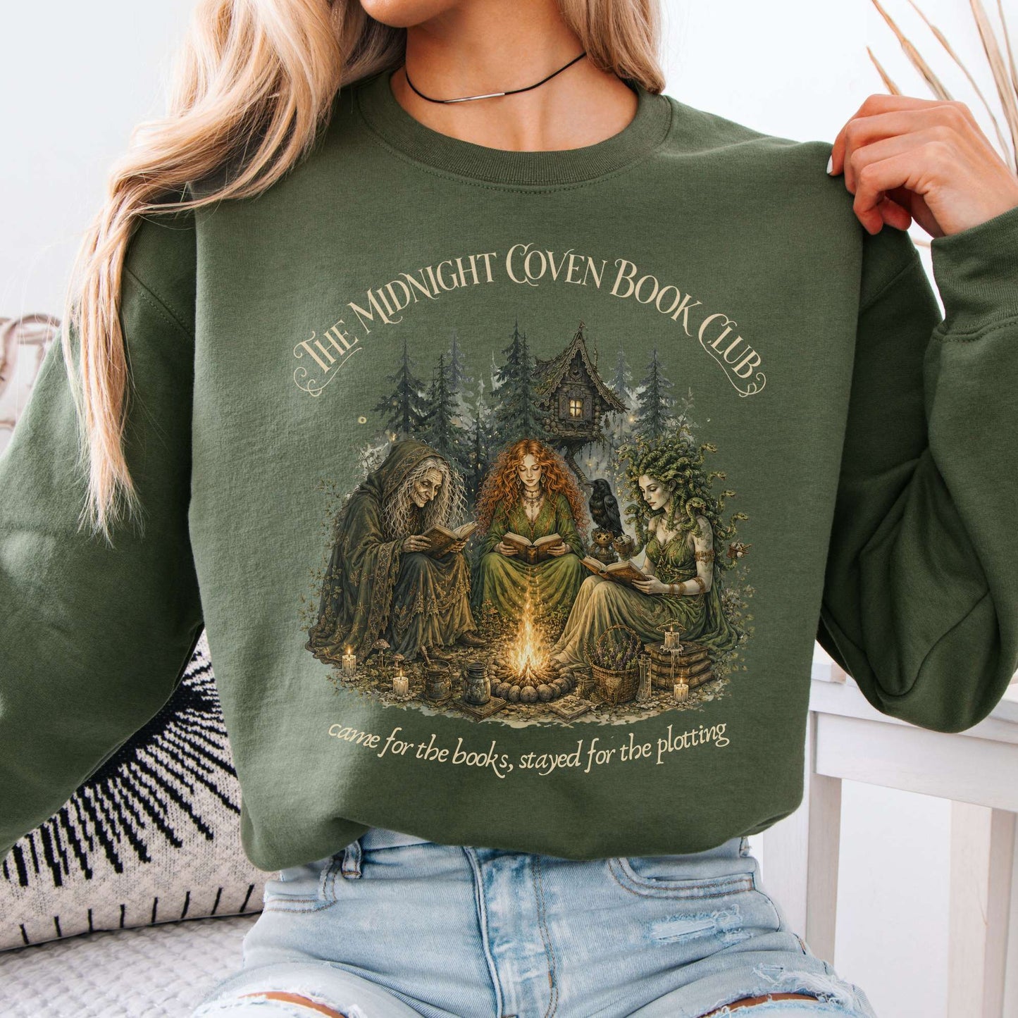 The Midnight Coven Book Club Literary Sweatshirt