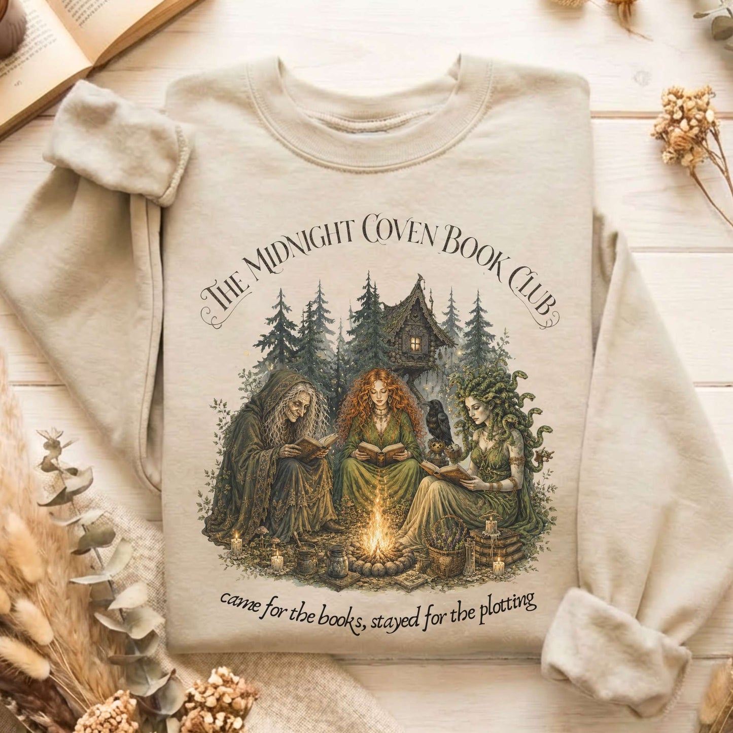 The Midnight Coven Book Club Literary Sweatshirt