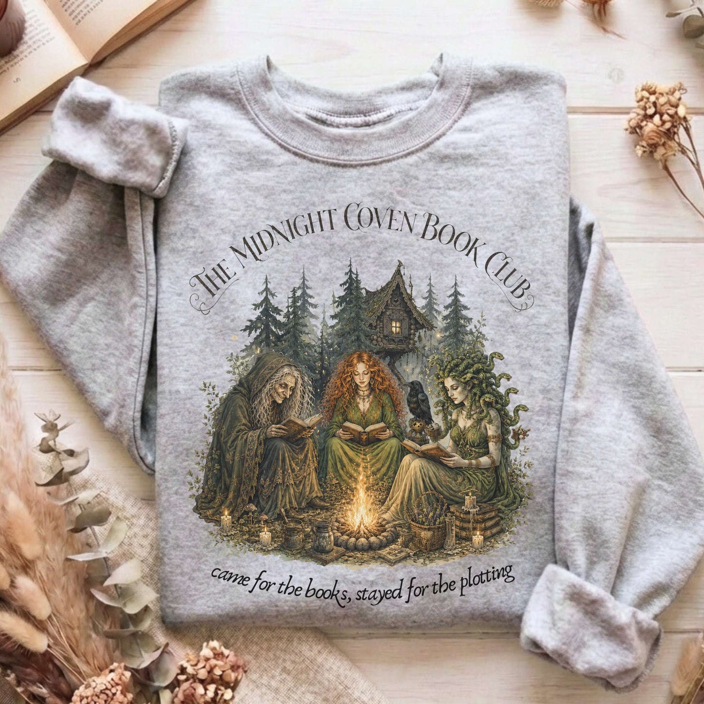 The Midnight Coven Book Club Literary Sweatshirt