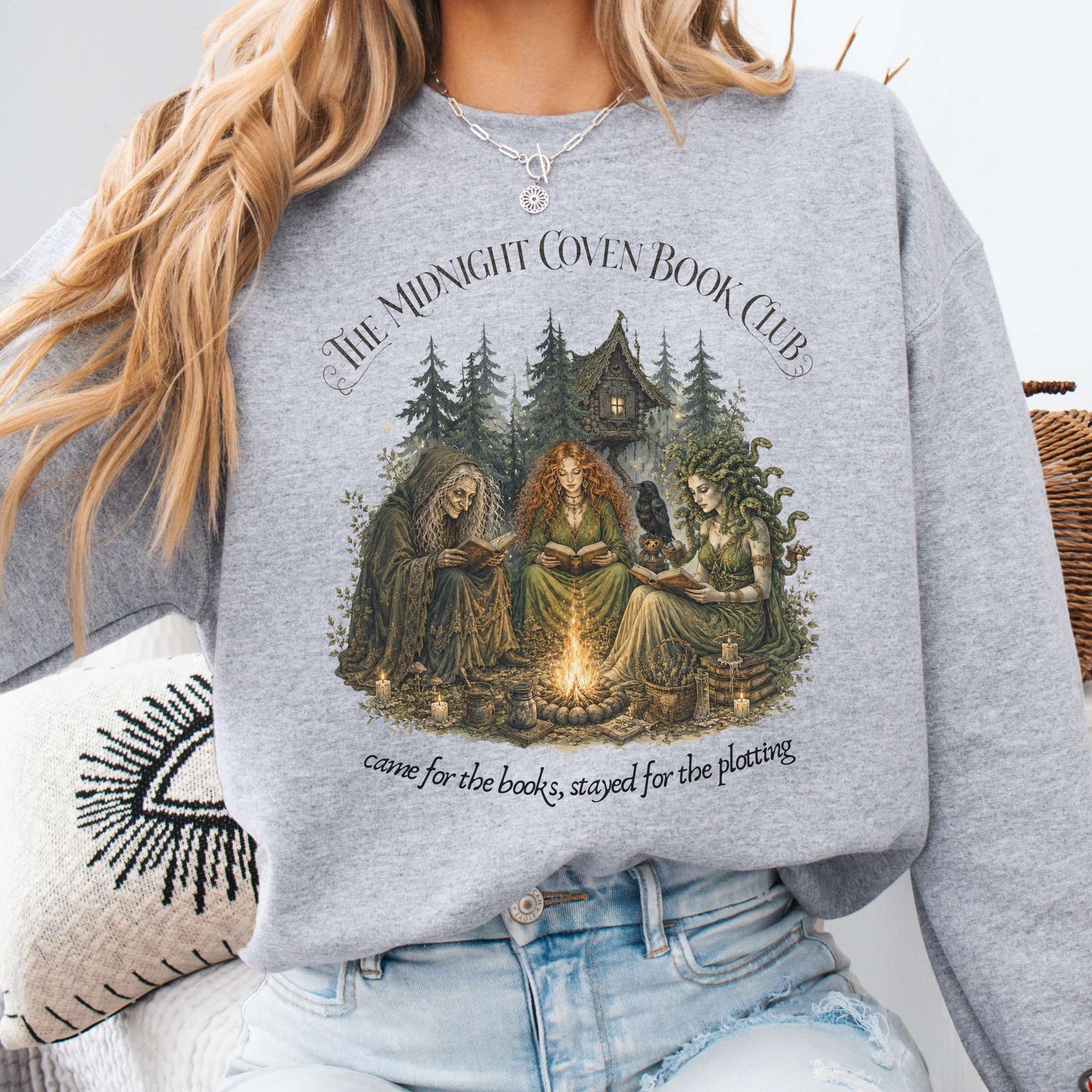 The Midnight Coven Book Club Literary Sweatshirt