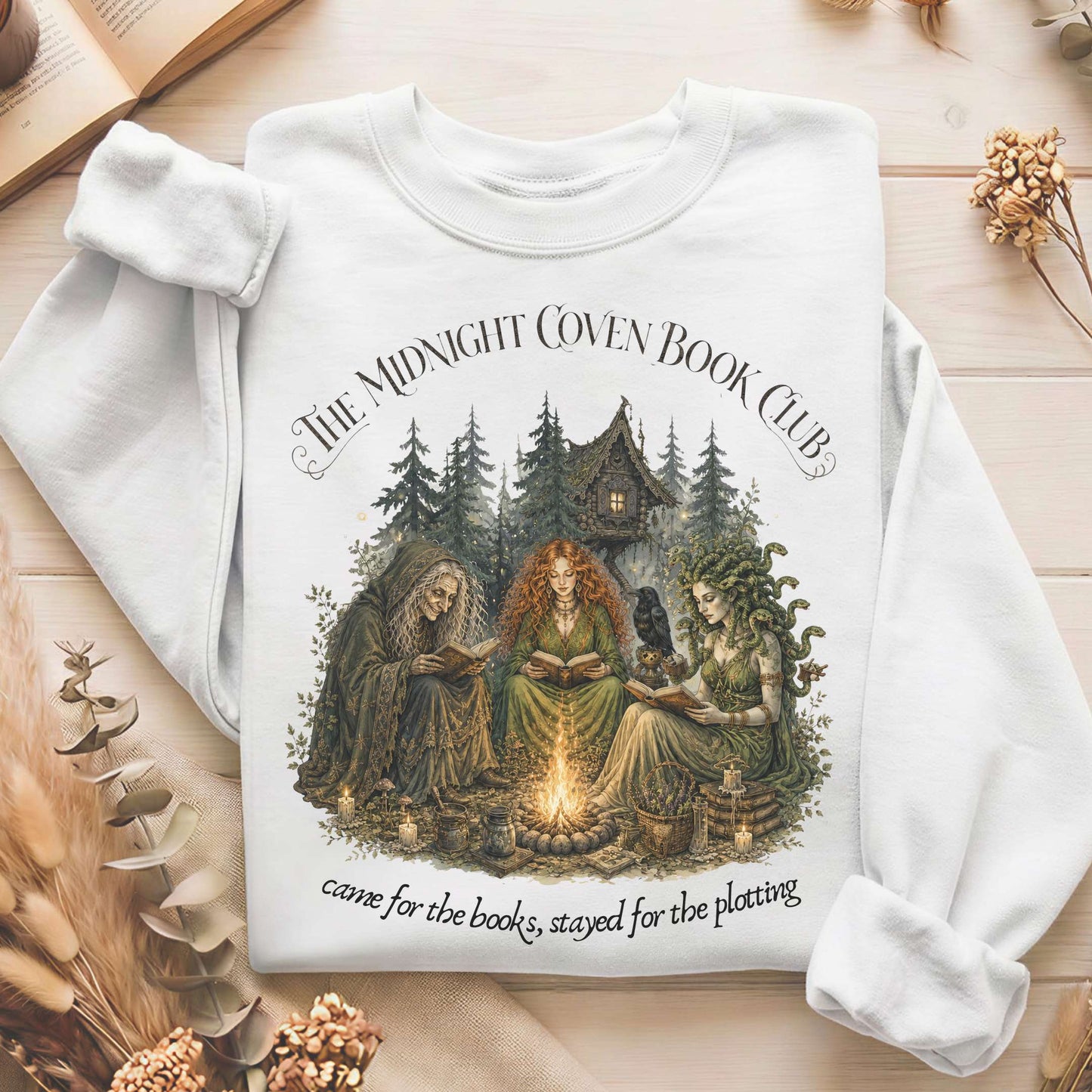 The Midnight Coven Book Club Literary Sweatshirt