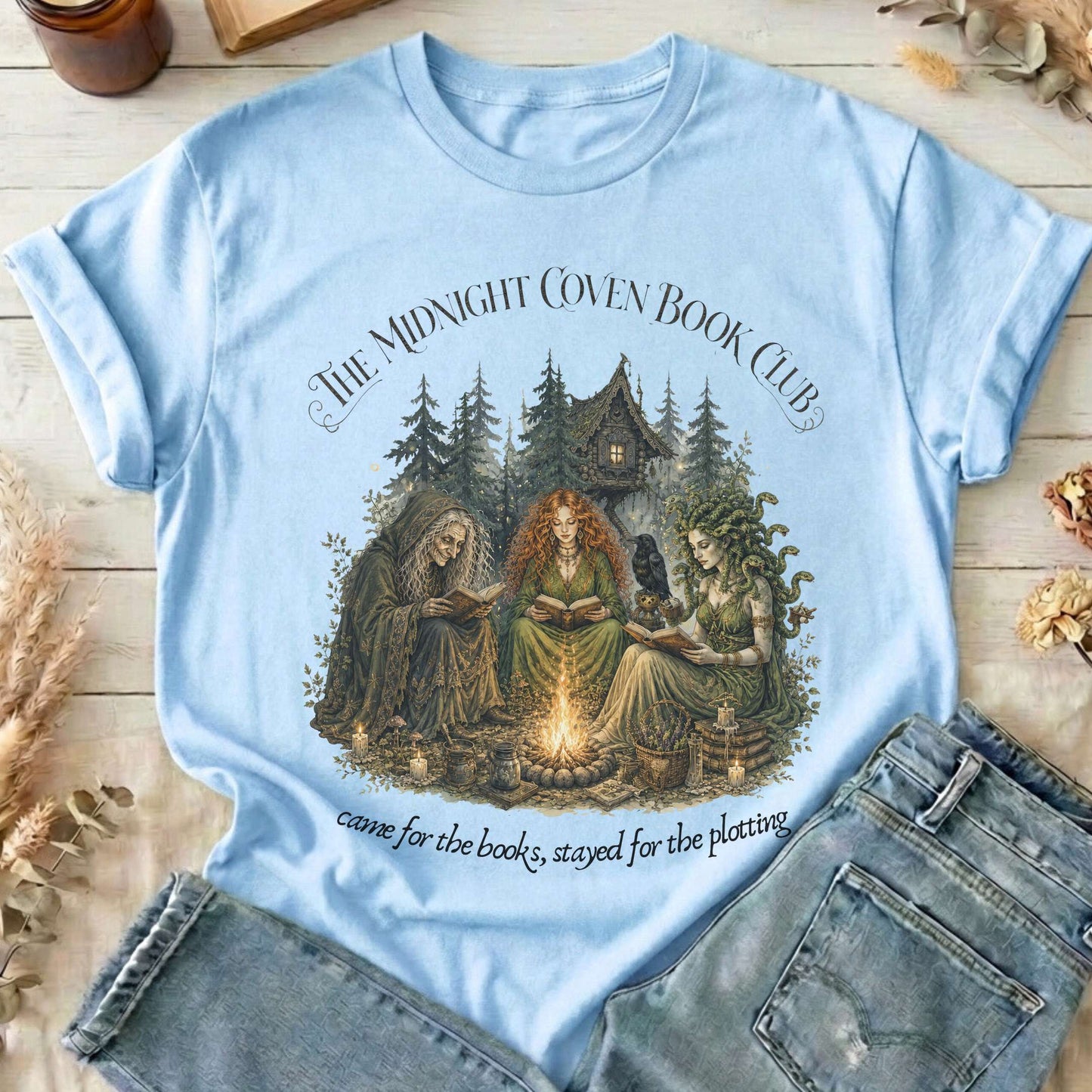 The Midnight Coven Book Club Literary T-Shirt