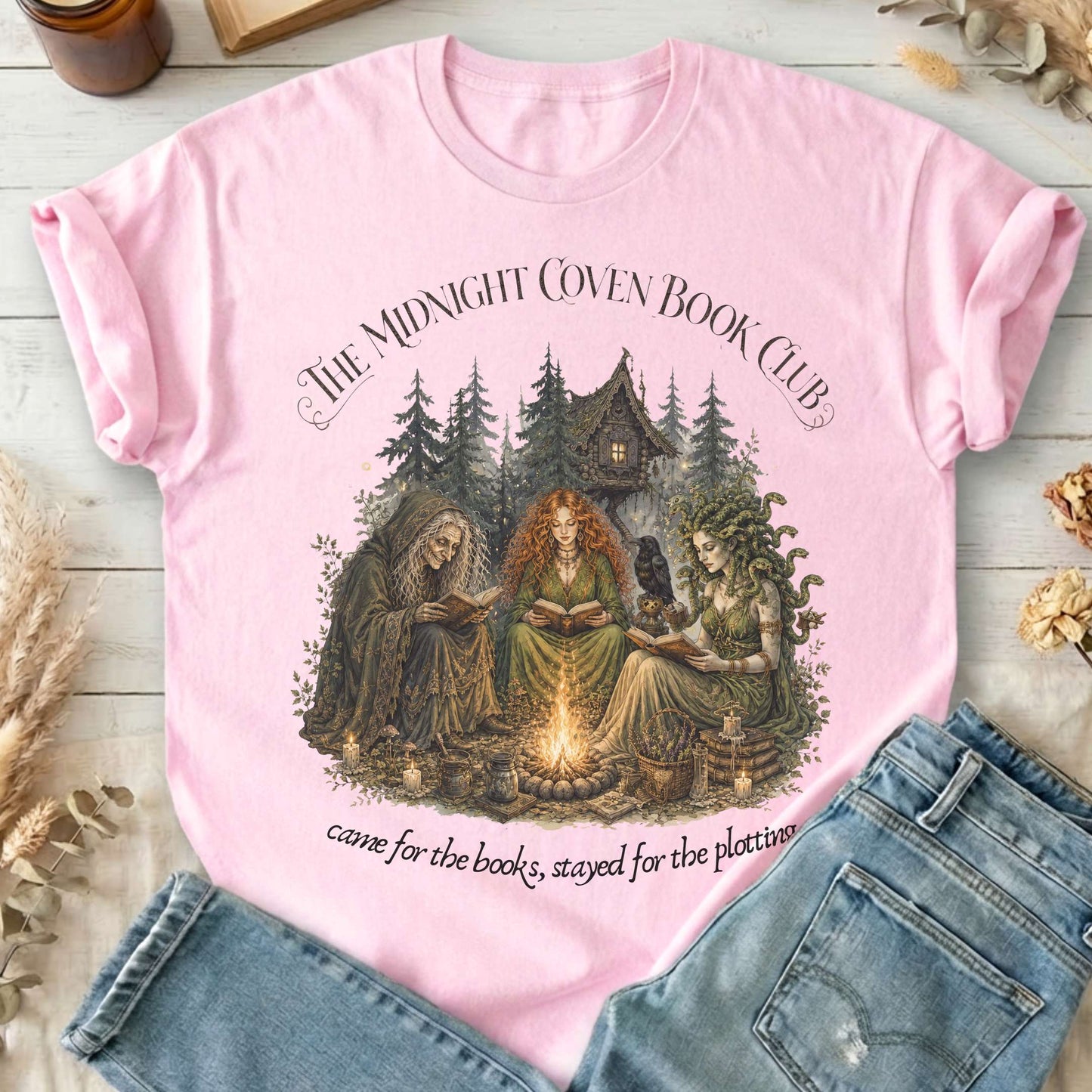 The Midnight Coven Book Club Literary T-Shirt
