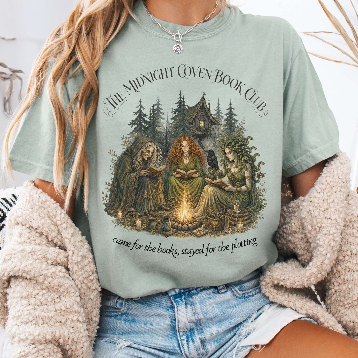 The Midnight Coven Book Club Literary T-Shirt