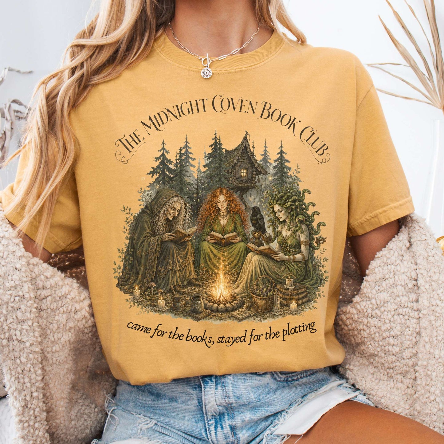 The Midnight Coven Book Club Literary T-Shirt