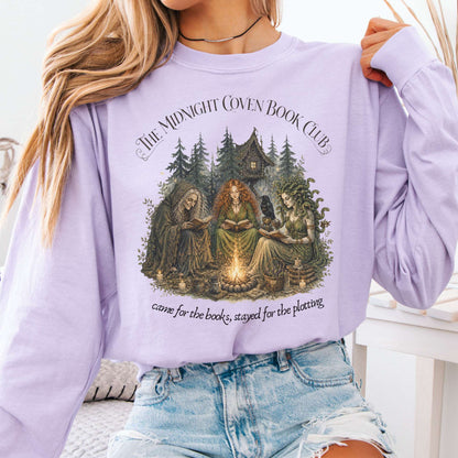 The Midnight Coven Book Club Literary Long Sleeve