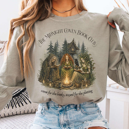 The Midnight Coven Book Club Literary Long Sleeve
