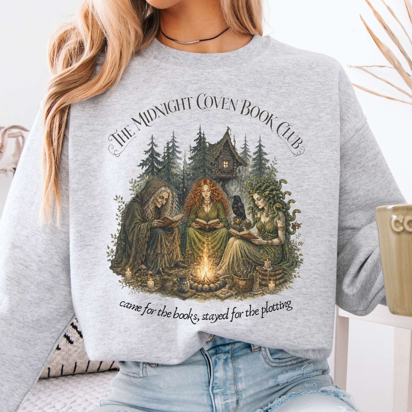 The Midnight Coven Book Club Literary Sweatshirt