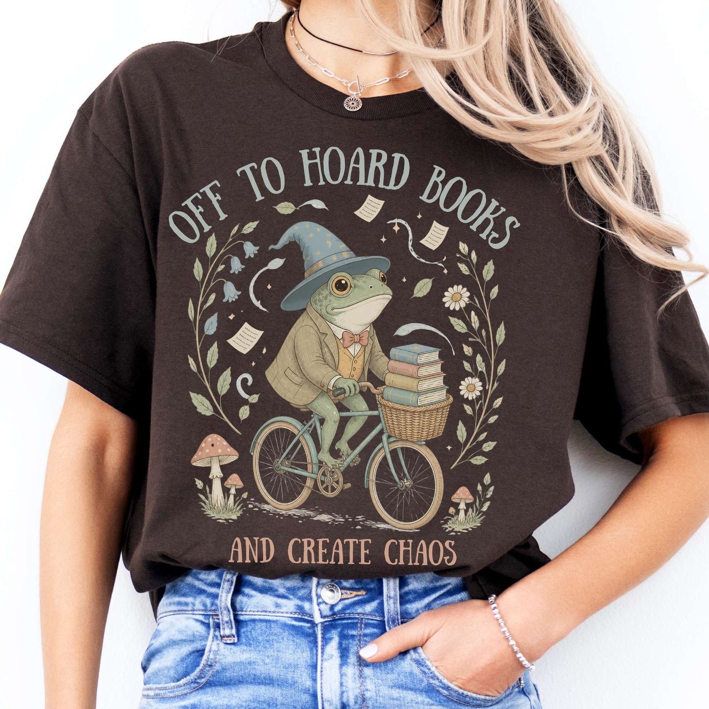 Off to Hoard Books and Create Chaos Literary T-Shirt