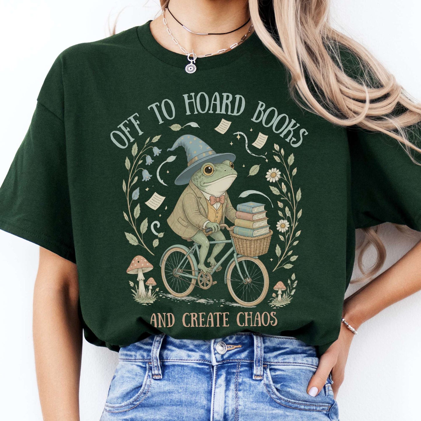 Off to Hoard Books and Create Chaos Literary T-Shirt