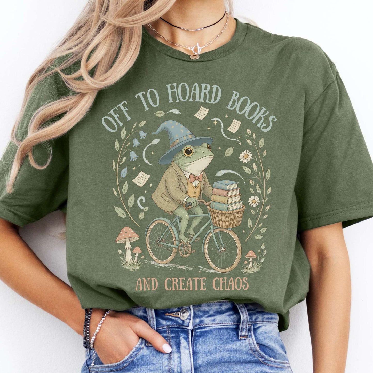 Off to Hoard Books and Create Chaos Literary T-Shirt