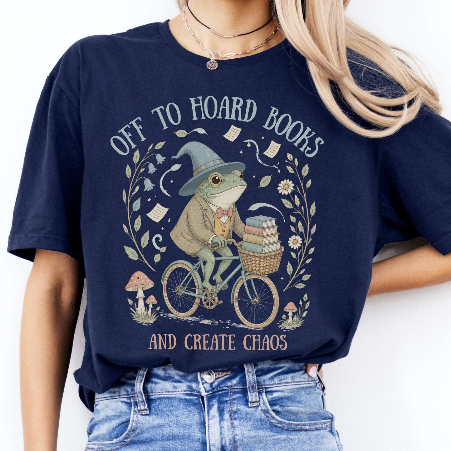 Off to Hoard Books and Create Chaos Literary T-Shirt