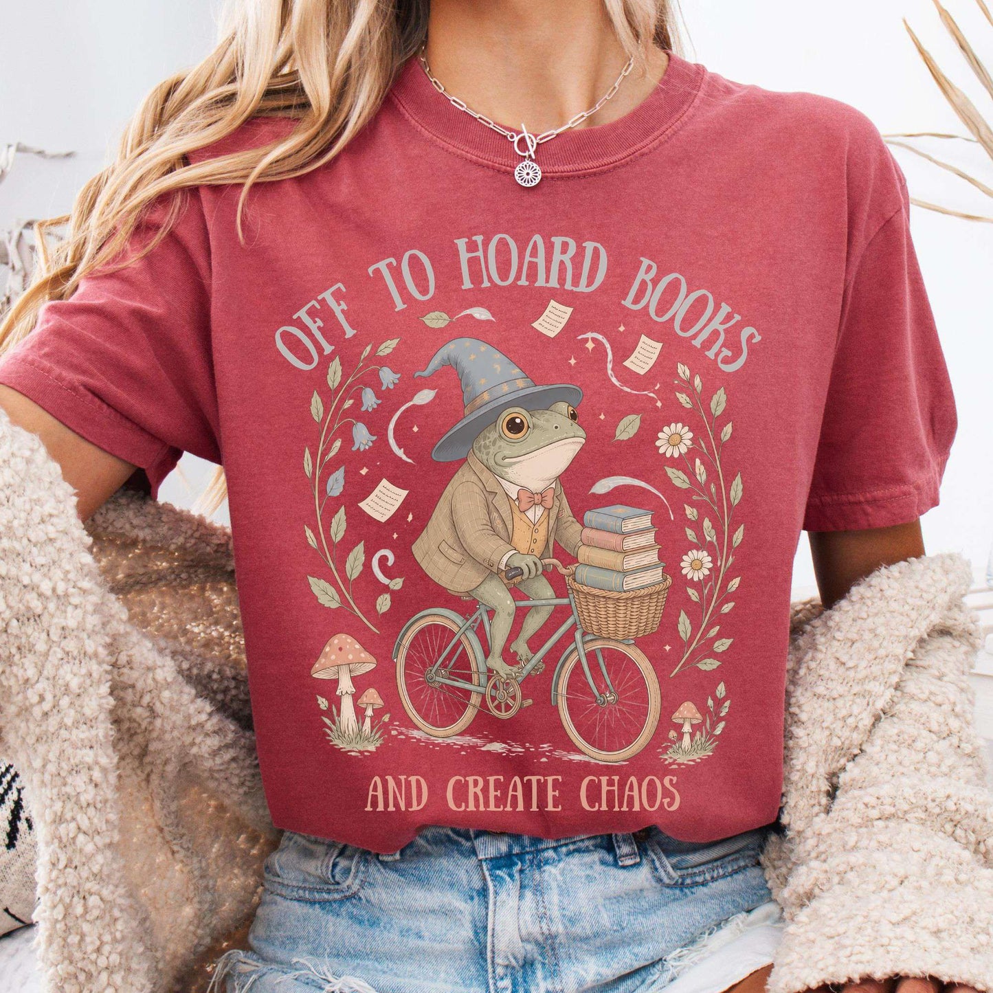 Off to Hoard Books and Create Chaos Literary T-Shirt