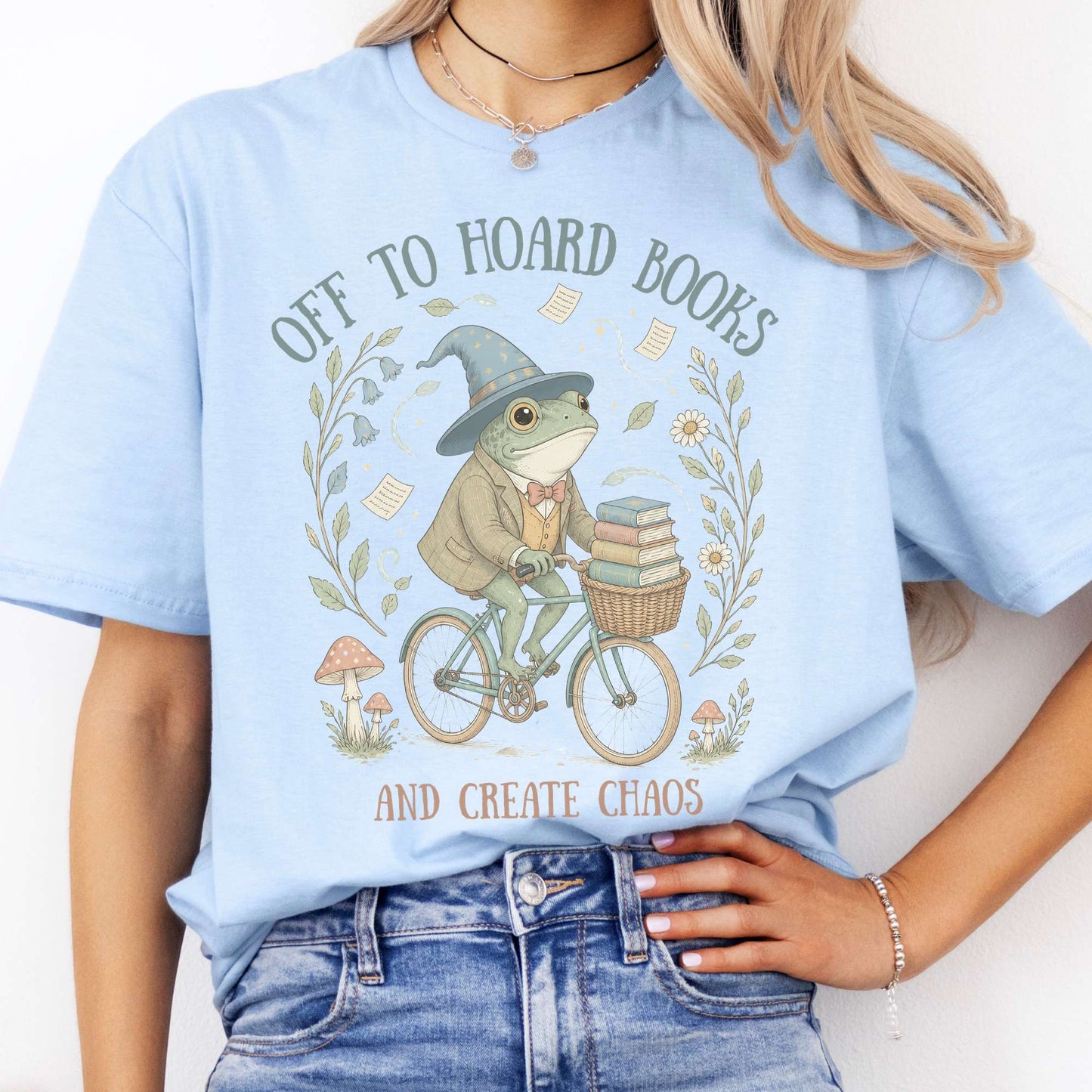 Off to Hoard Books and Create Chaos Literary T-Shirt