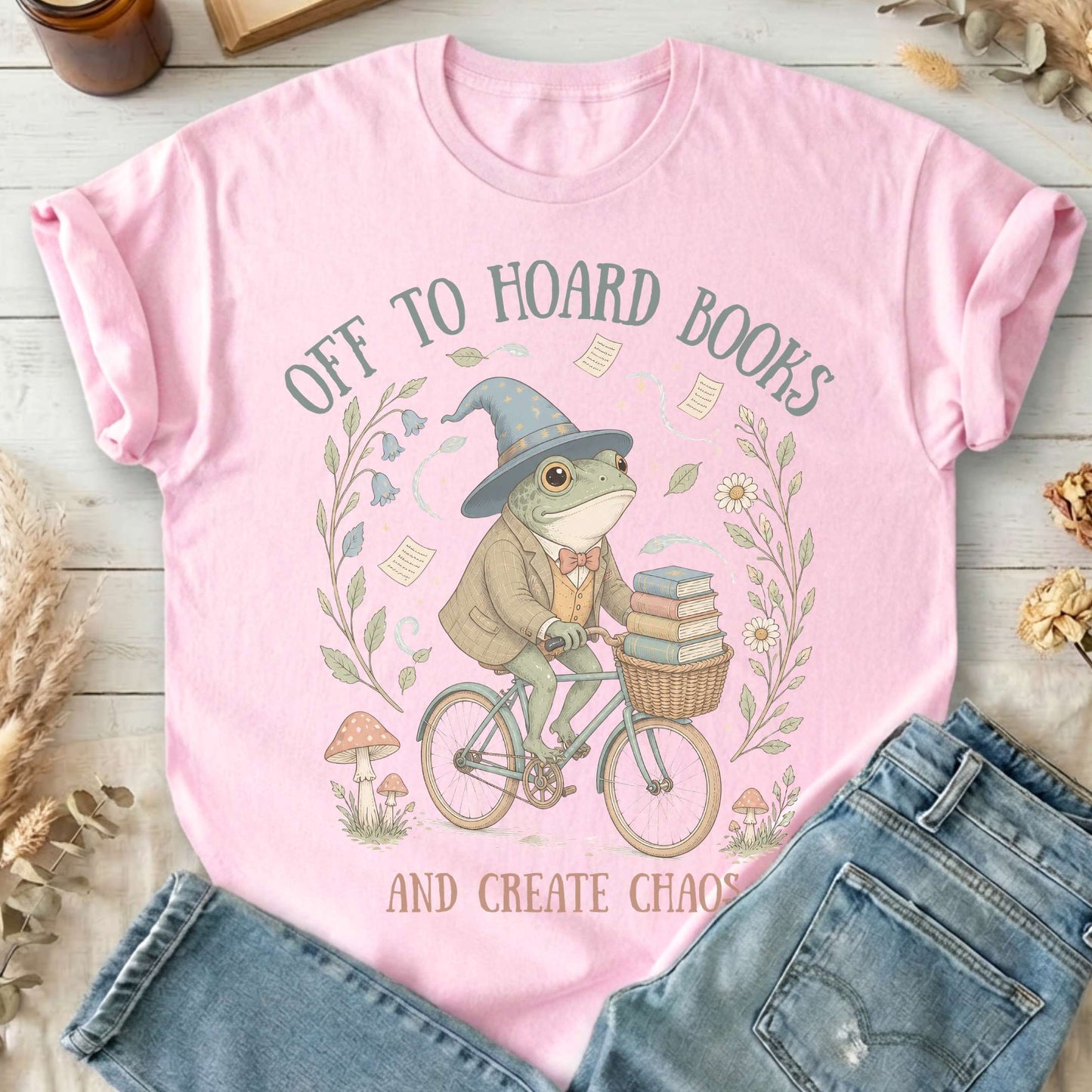 Off to Hoard Books and Create Chaos Literary T-Shirt
