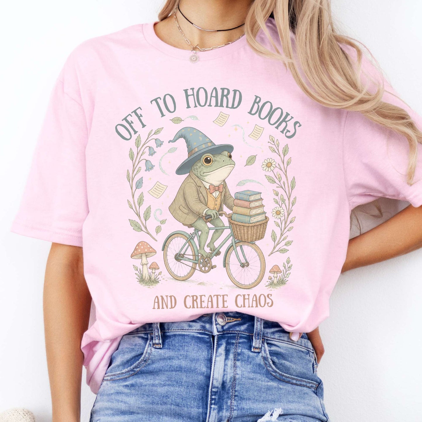 Off to Hoard Books and Create Chaos Literary T-Shirt