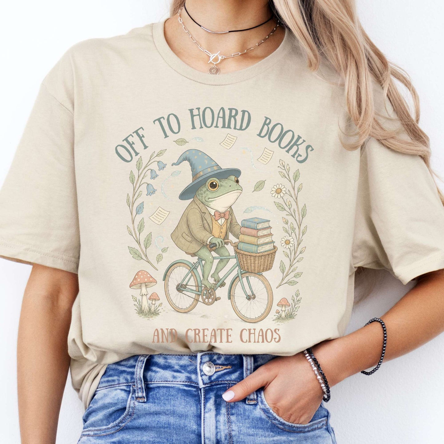 Off to Hoard Books and Create Chaos Literary T-Shirt