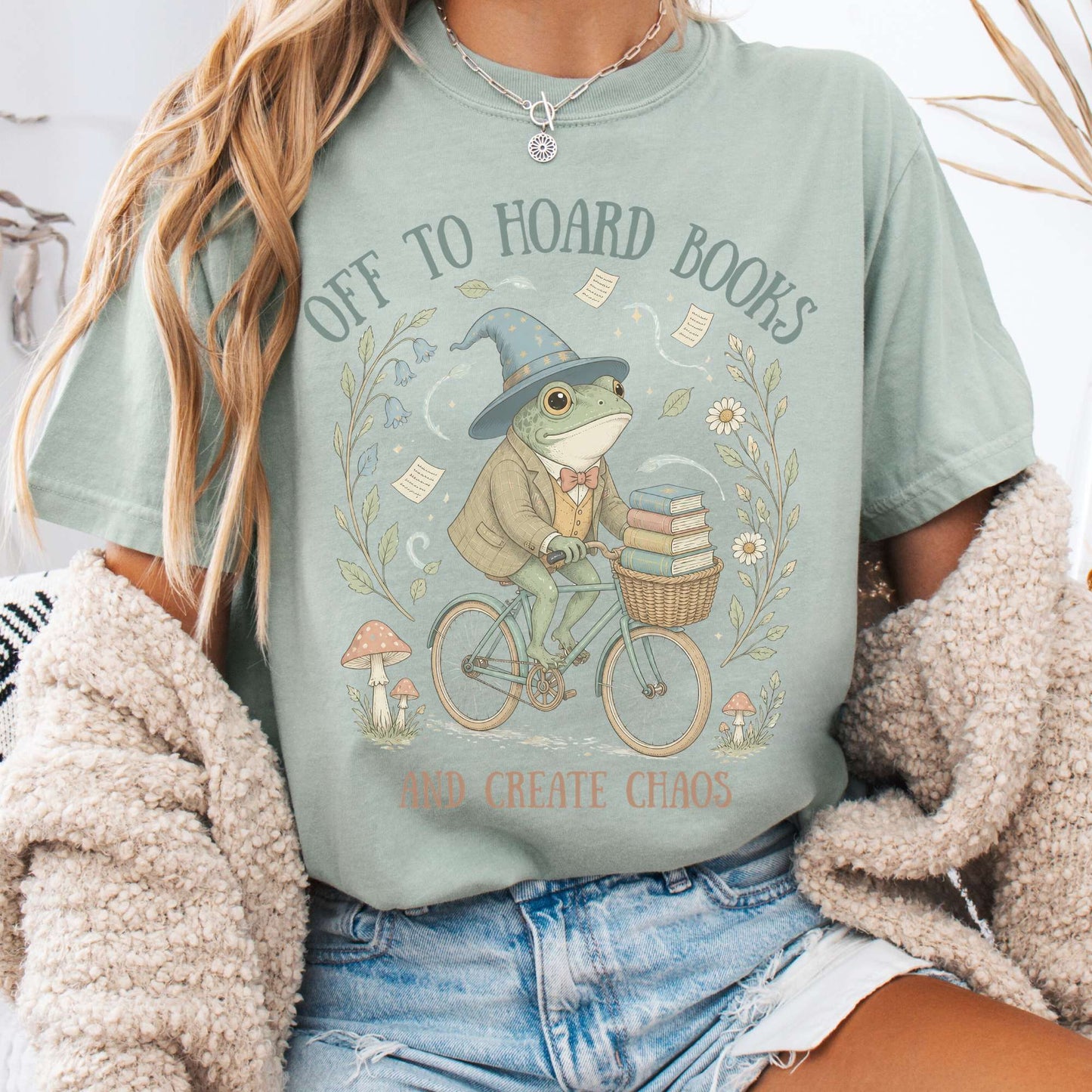 Off to Hoard Books and Create Chaos Literary T-Shirt