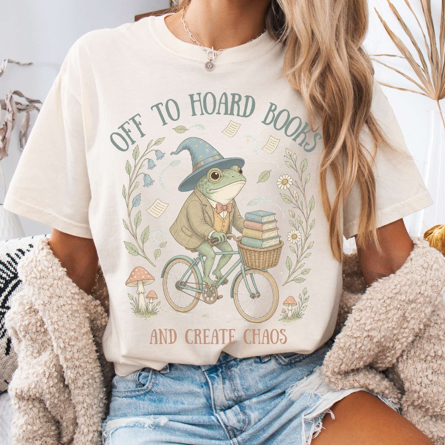 Off to Hoard Books and Create Chaos Literary T-Shirt